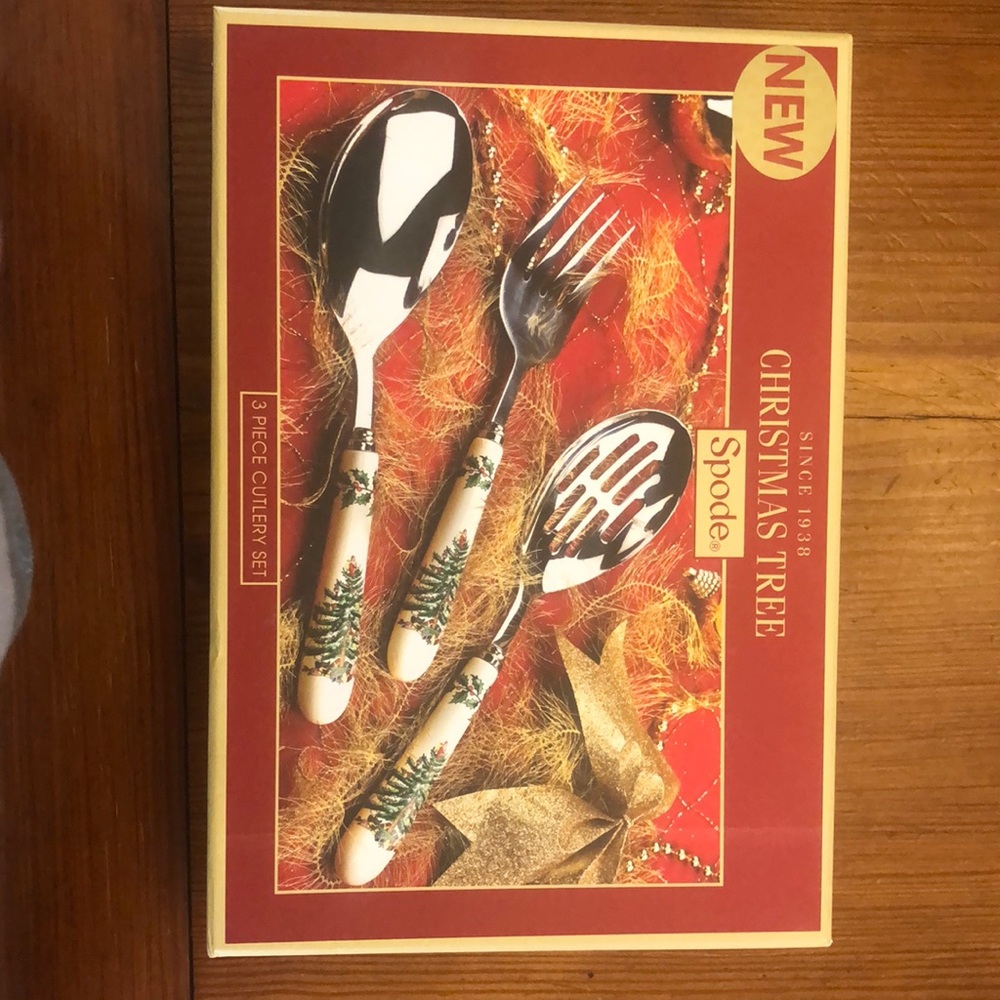 Spode 3pc cutlery set
